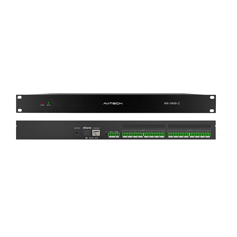 តើ 12V Dante 8 in 8 Out Network Audio Processor គឺជាអ្វី?