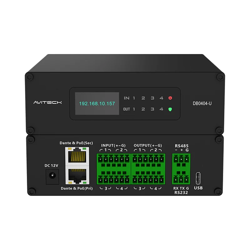 តើអ្វីធ្វើឱ្យ Dante 4 in 4 Out Network Audio Processor Box មានសារៈសំខាន់សម្រាប់ប្រព័ន្ធអូឌីយ៉ូទំនើប?